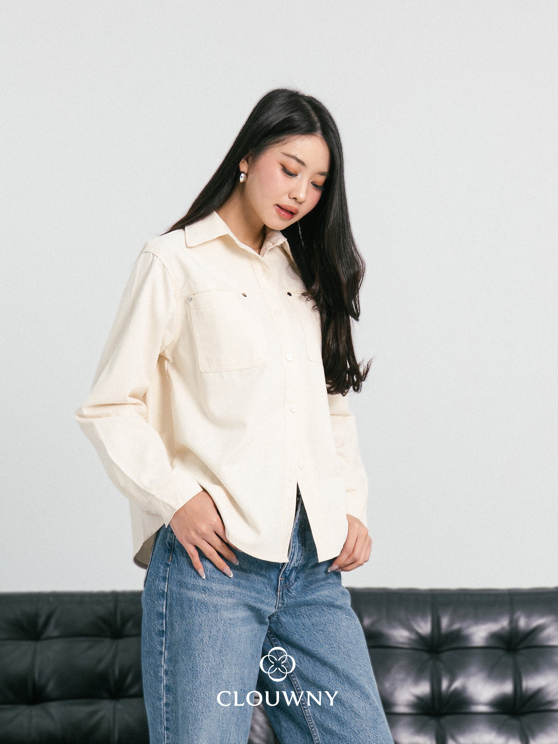 Duches Pocket Shirt - Cream
